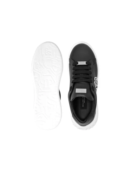 Sneakersy Philipp Plein skórzane czarne