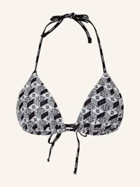 Hugo Góra Od Bikini Trójkątnego Pure schwarz czarny