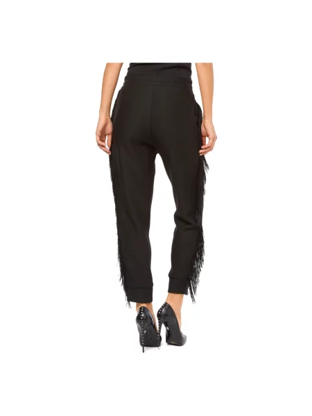 Spodnie Philipp Plein do biegania czarne