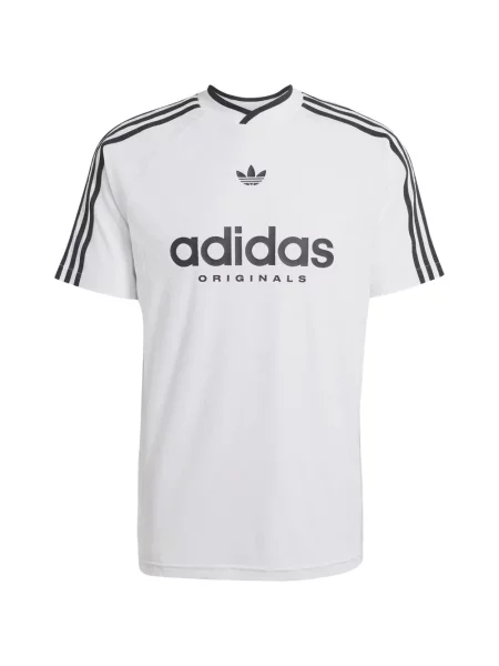 Sală de gimnastică tricou Adidas din jerseu cu model camuflaj alb