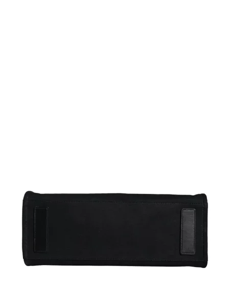 Geantă shopper Versace cu tepi negru