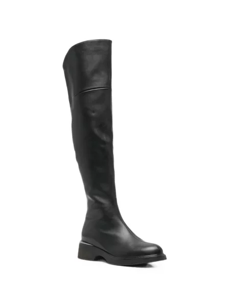 Cizme Linda Baumann din piele negru