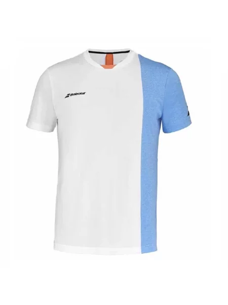 Babolat Play Crew Neck T-shirt biała