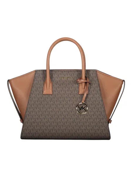 Torebka Michael Kors biznesowa z logo brązowa