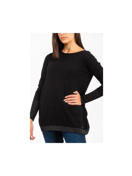 Sweter Gas z kapturem czarny