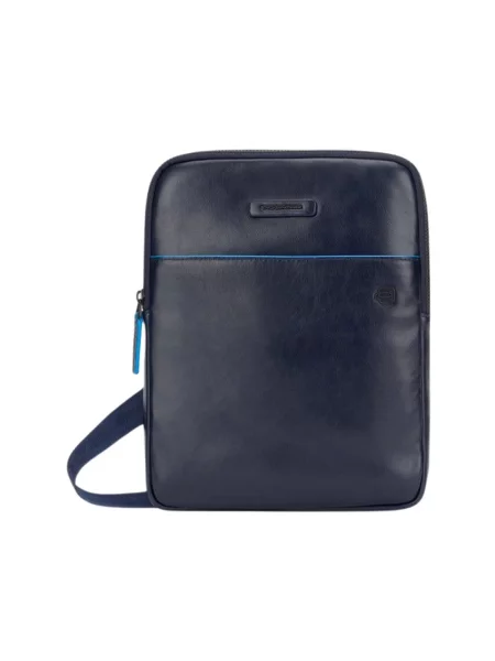 Torba Piquadro skórzana niebieska