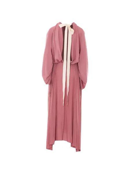 Rochie Lanvin asimetrică roz