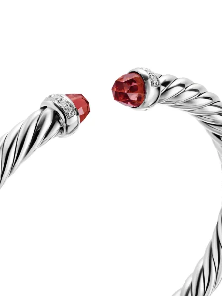 Brăţară David Yurman cu garnet argintiu