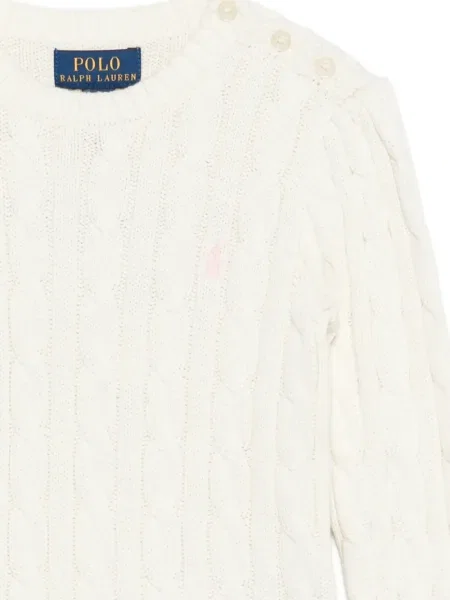 Sweter dziecięcy Polo Ralph Lauren biały