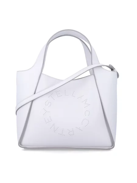 Shopperka Stella Mccartney z logo szara