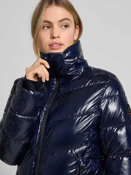 Kurtka w stylu puffer z kapturem model Fire + Ice
