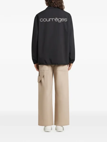 Pantaloni Courreges cu broderie