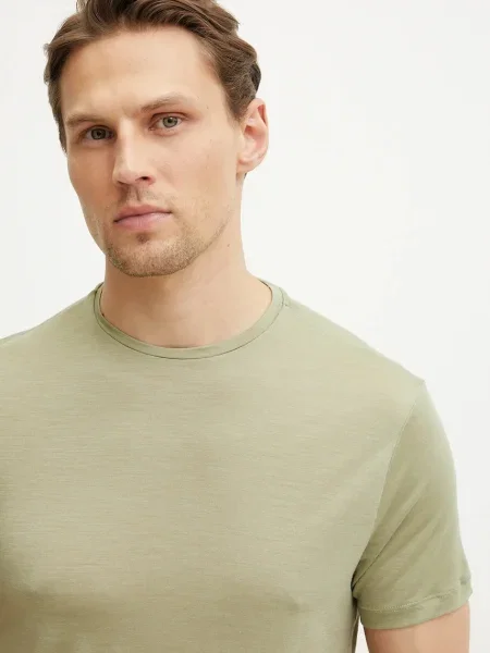 Icebreaker tricou sport Merino Blend Sphere modelator verde