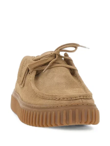 Pantofi derby Clarks din piele de căprioară