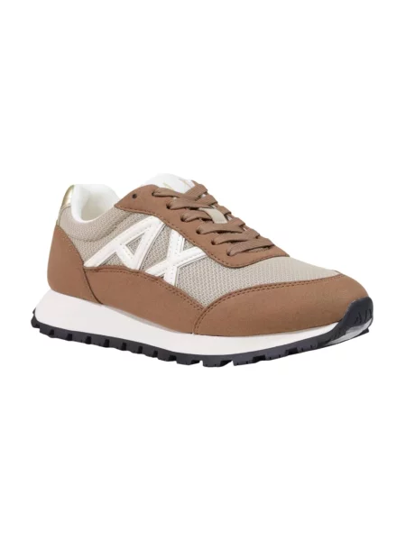 Sneakersy Armani Exchange beżowe