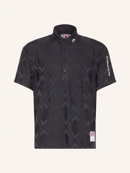J.Lindeberg Jerseyové Polokošile černá bílá