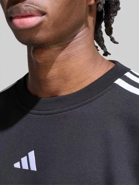 Bluza o kroju regular fit z mieszanki bawełny Adidas Sportswear czarna