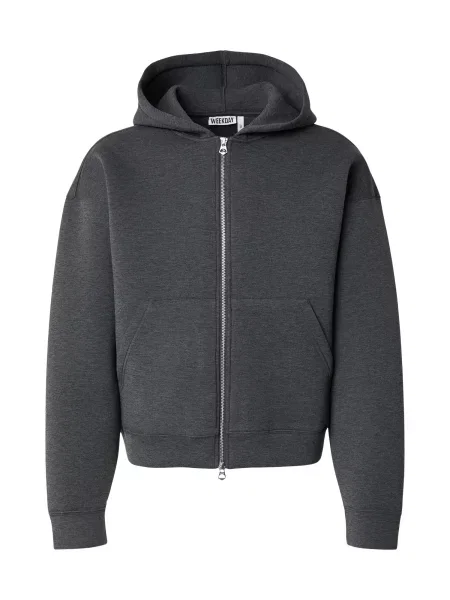 WEEKDAY Mikina Simon tmavě šedá