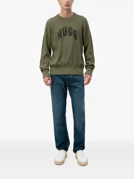 Pulover Hugo cu autograf verde