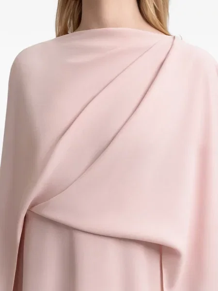 Rochie maxi Gemy Maalouf drapată roz