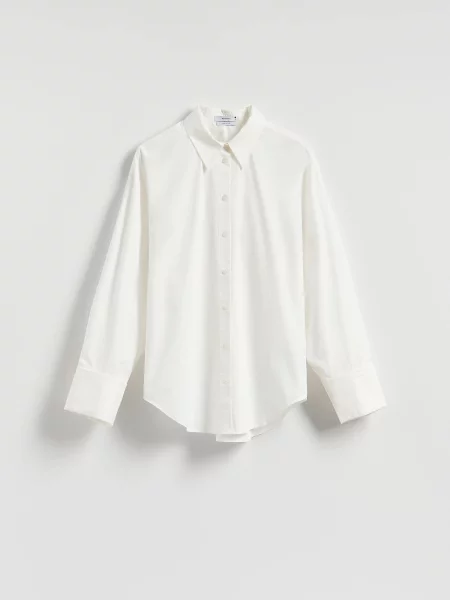 Reserved сорочка кремовий 