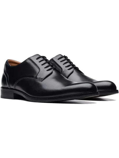 Čipkované tenisky Clarks čierna