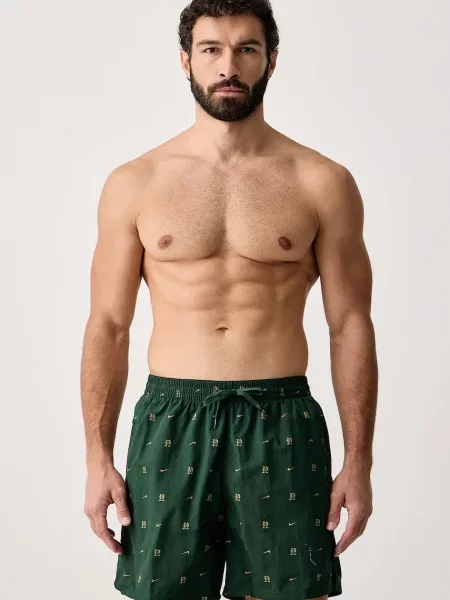 Nike plavecké šortky pánske zelená