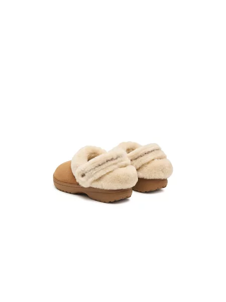 Šlepetės Crocs Classic Unfurgettable Vegan Suede Clog smėlio