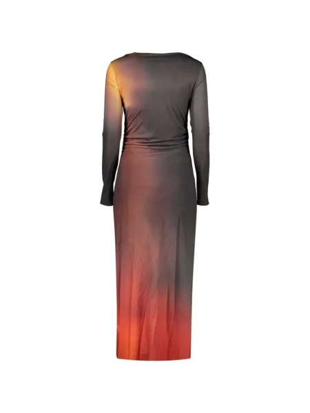 Rochie Desigual cu volane cu gradient negru