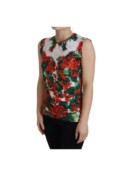 Podkoszulka Dolce And Gabbana wełniana czerwona