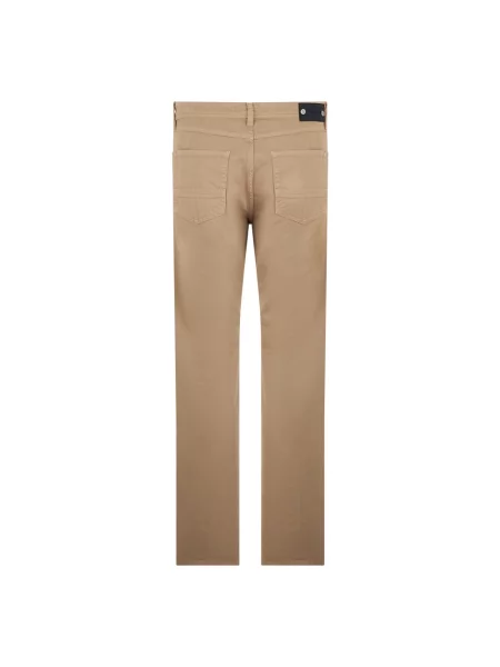 Jeansy straight leg Stone Island z kamieniami beżowe