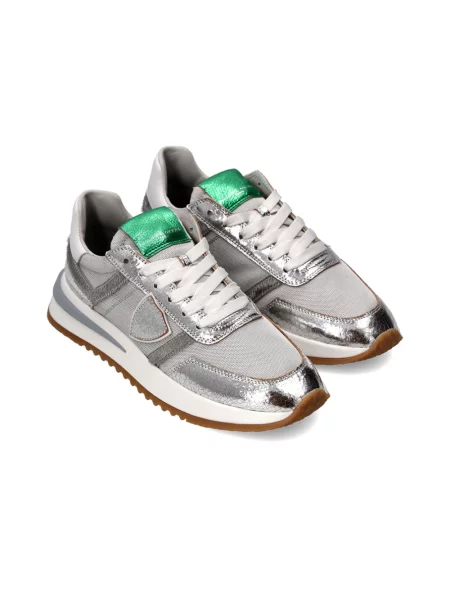 Buty do biegania Philippe Model skórzane do biegania szare
