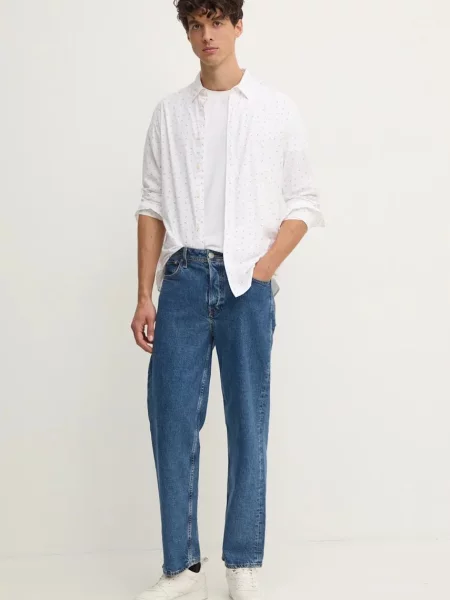Košile Pepe Jeans MEIR regular s klasickým límcem bílá