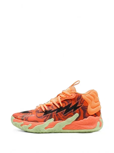 Sneakersy dziecięce Puma pomarańczowe