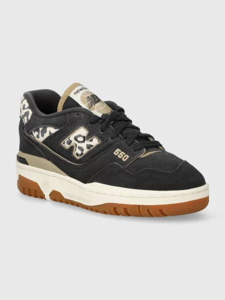 Велурени маратонки New Balance черно