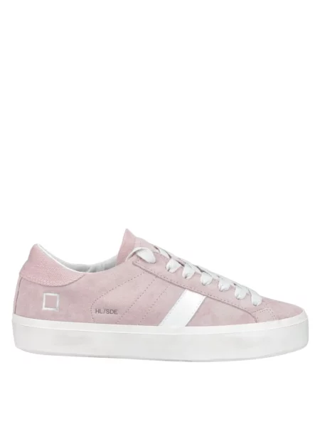Sneakersy D.a.t.e. zamszowe różowe