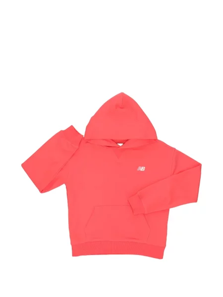 Bluza z kapturem dziecięca New Balance pomarańczowa