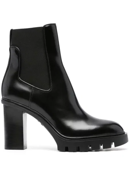 Botine chelsea Santoni din piele negru