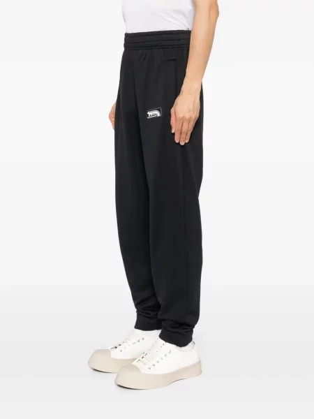 Pantaloni sport Maison Kitsune negru