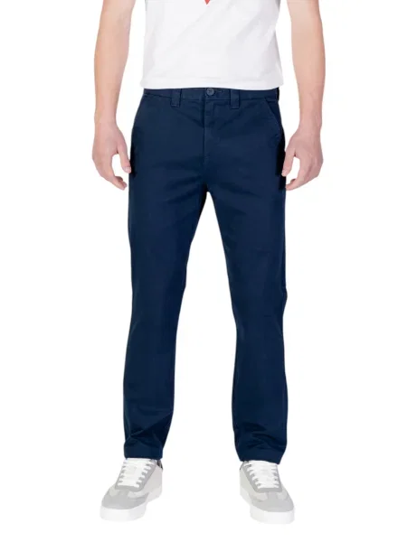 Hlače Tommy Hilfiger Jeans modra