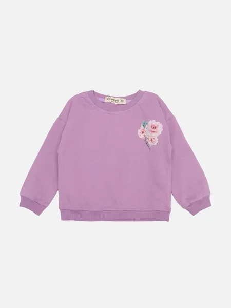 Дитячий Світшот YUKI бузковий