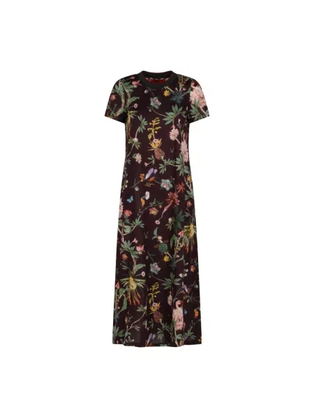 Wielobarwność sukienka La Doublej garniturowa