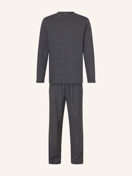 Calvin Klein Pyžamo / tmavě / modrá šedá