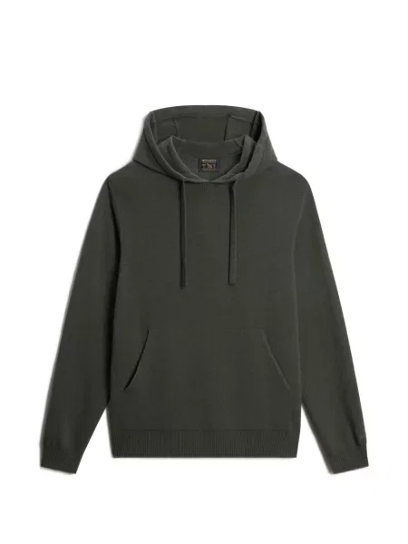 Hanorac cu glugă Woolrich cu cordon verde