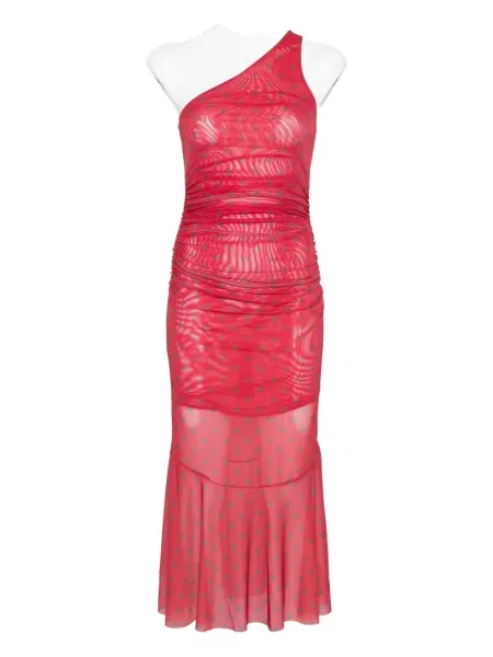 Костюм рокля House Of Sunny на точки червено