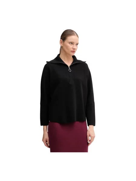 Sweter z golfem Joseph Ribkoff czarny