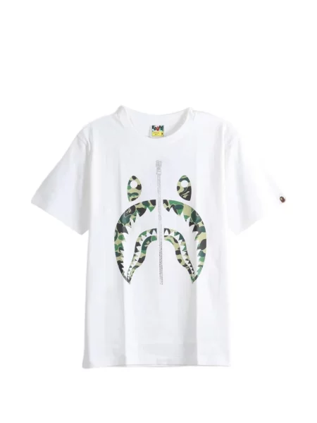 Tricou A Bathing Ape® cu imagine alb
