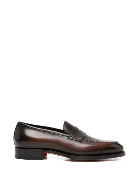 Pantofi loafer Santoni maro