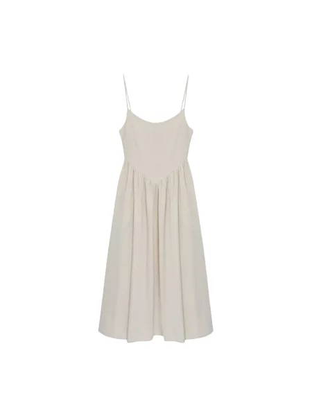 Sukienka The New Society garniturowa beżowa