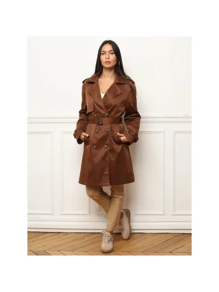 Palton La Modeuse maro